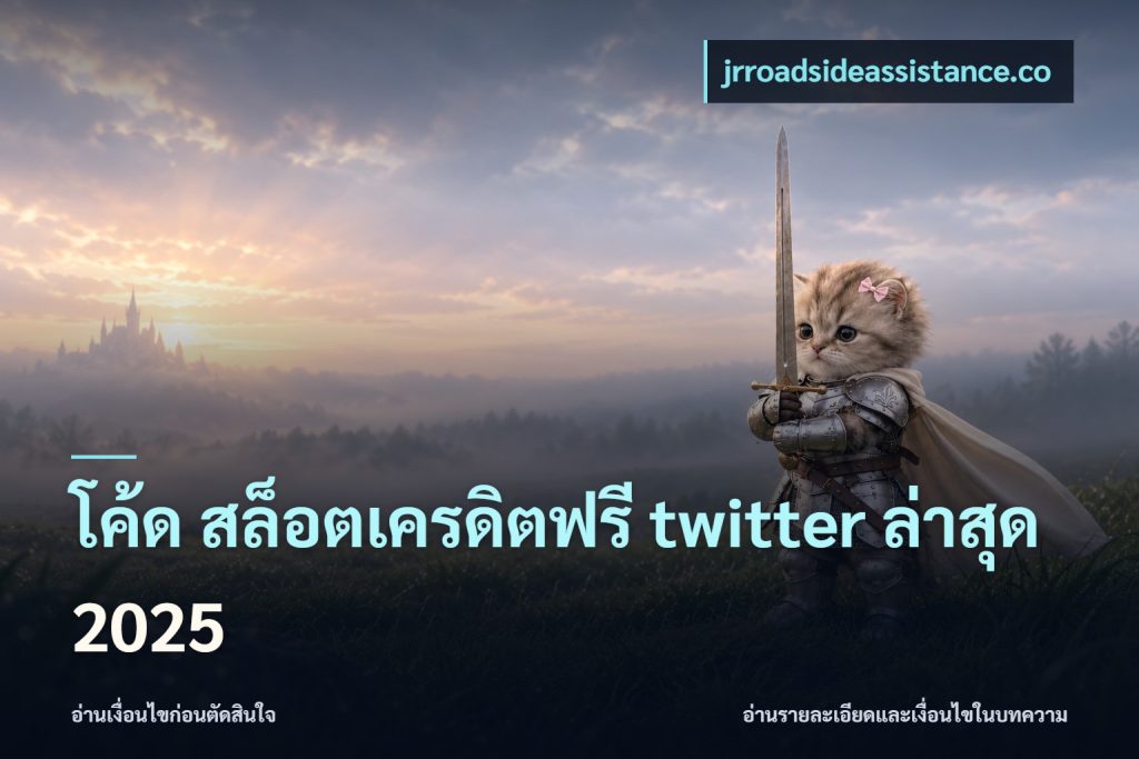 โค้ด สล็อตเครดิตฟรี twitter ล่าสุด 2025