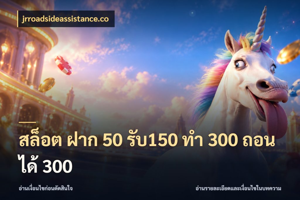 สล็อต ฝาก 50 รับ150 ทํา 300 ถอนได้ 300 jrroadsideassistance.co จับคู่โบนัสกับสไตล์เกมที่ชอบ