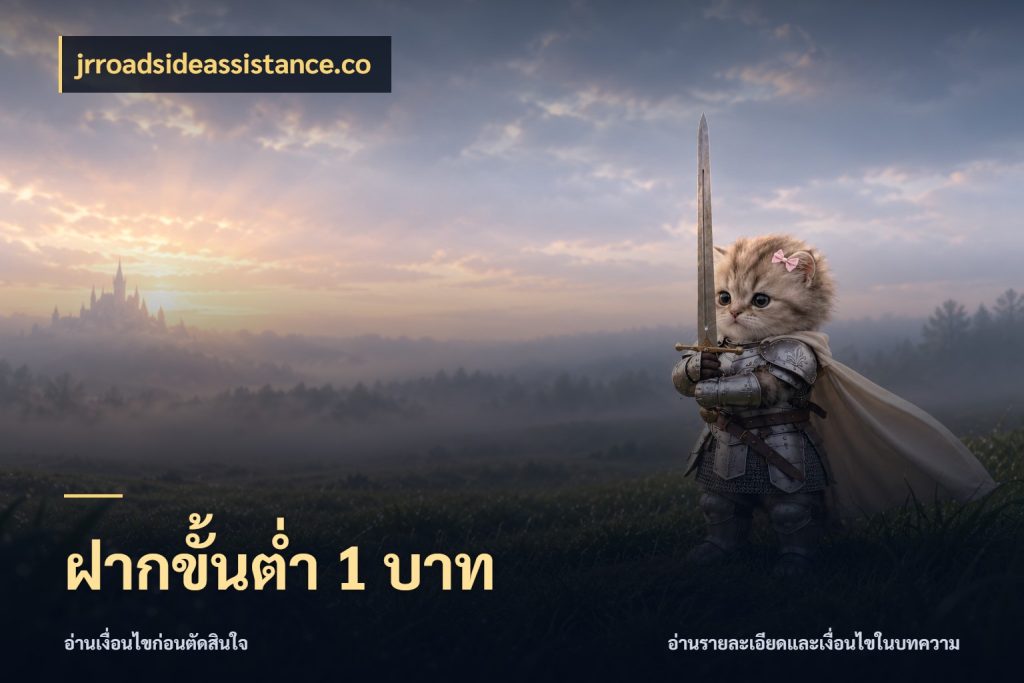 ฝากขั้นต่ำ 1 บาท เงินตั้งต้นกับความสนุกที่คุณกำหนด กับ jrroadsideassistance.co