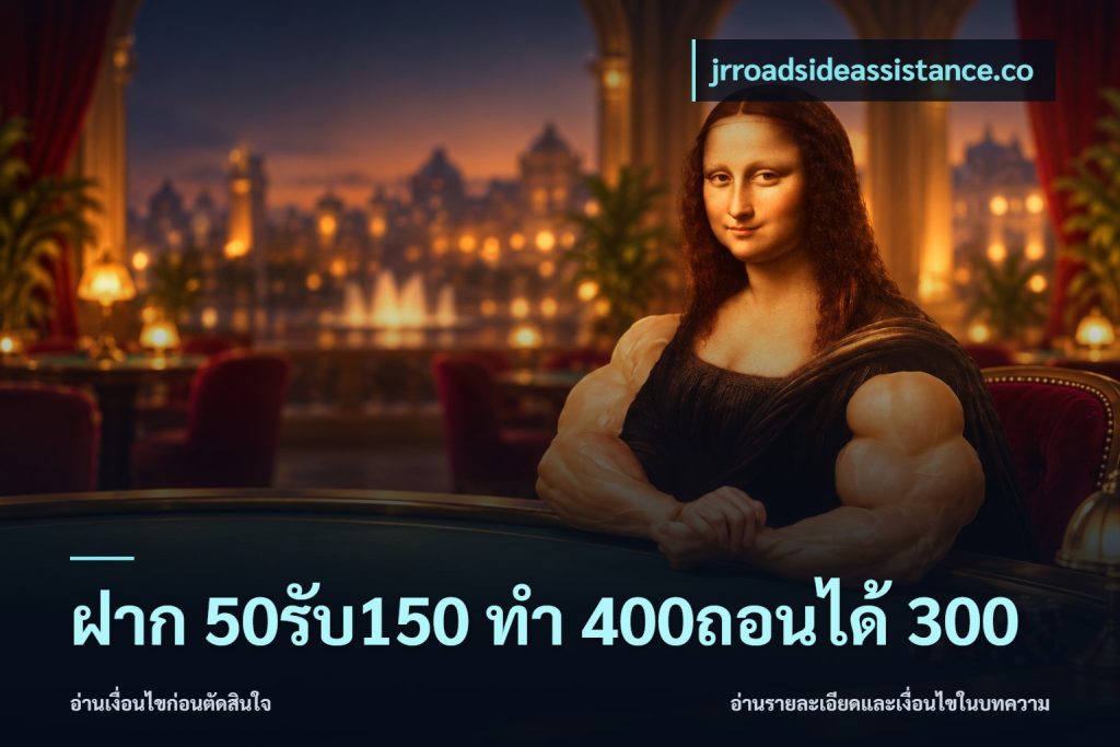 ฝาก 50รับ150 ทํา 400ถอนได้ 300