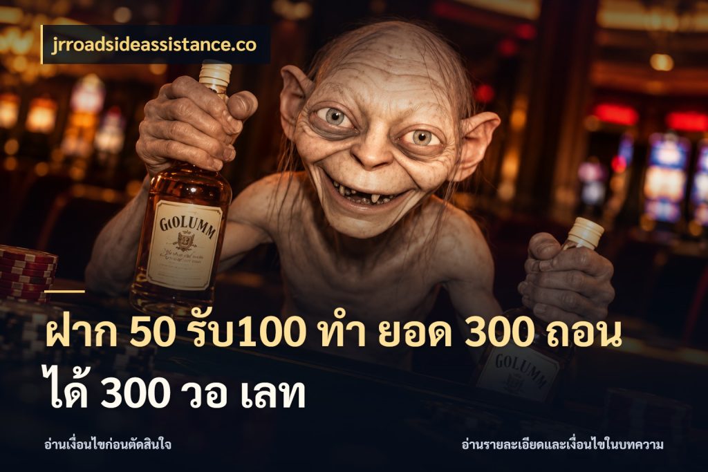 ฝาก 50 รับ100 ทํา ยอด 300 ถอนได้ 300 วอ เลท จุดเด่นของเครดิตที่คนชอบเกมอยากรู้ กับ jrroadsideassistance.co