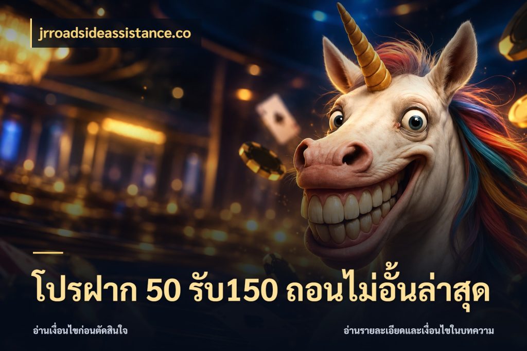 โปรฝาก 50 รับ150 ถอนไม่อั้นล่าสุด ยอดฝากและยอดรับในมุมของคนชอบลุ้น ในมุม jrroadsideassistance.co