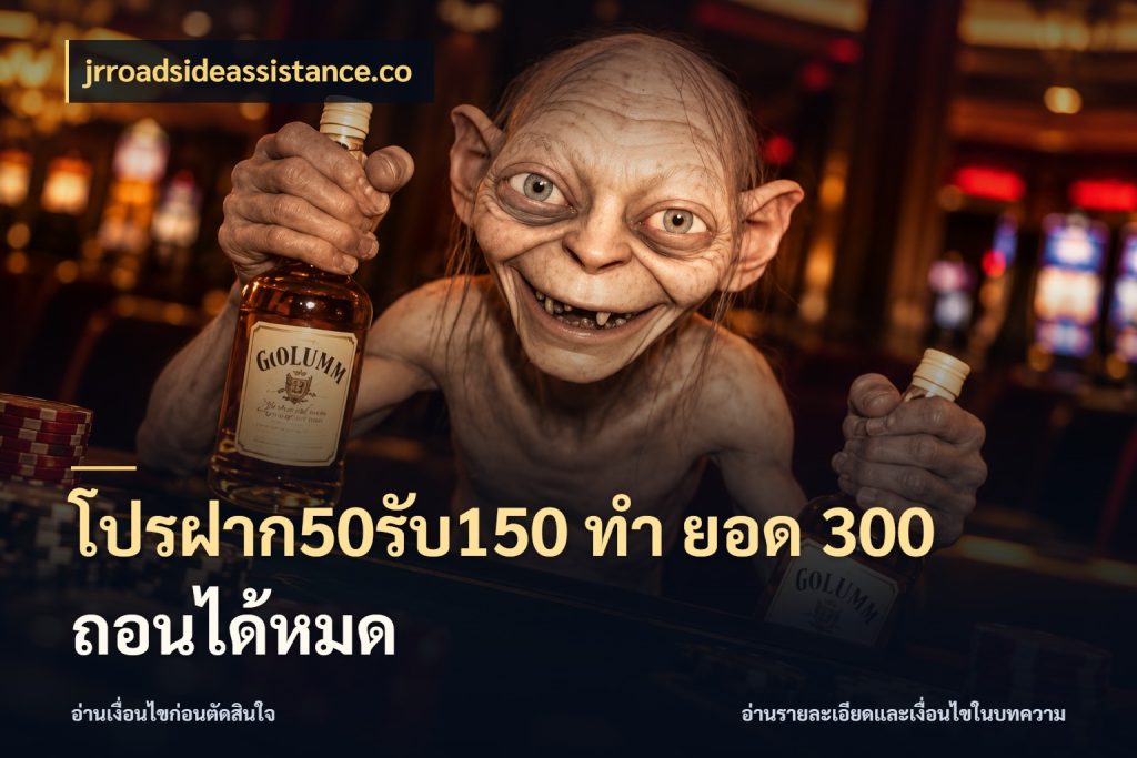 โปรฝาก50รับ150 ทํา ยอด 300 ถอนได้หมด เปิดมุมโปรให้เข้ากับเกมแนวโปรด กับ jrroadsideassistance.co