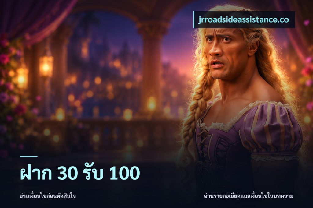 ฝาก 30 รับ 100