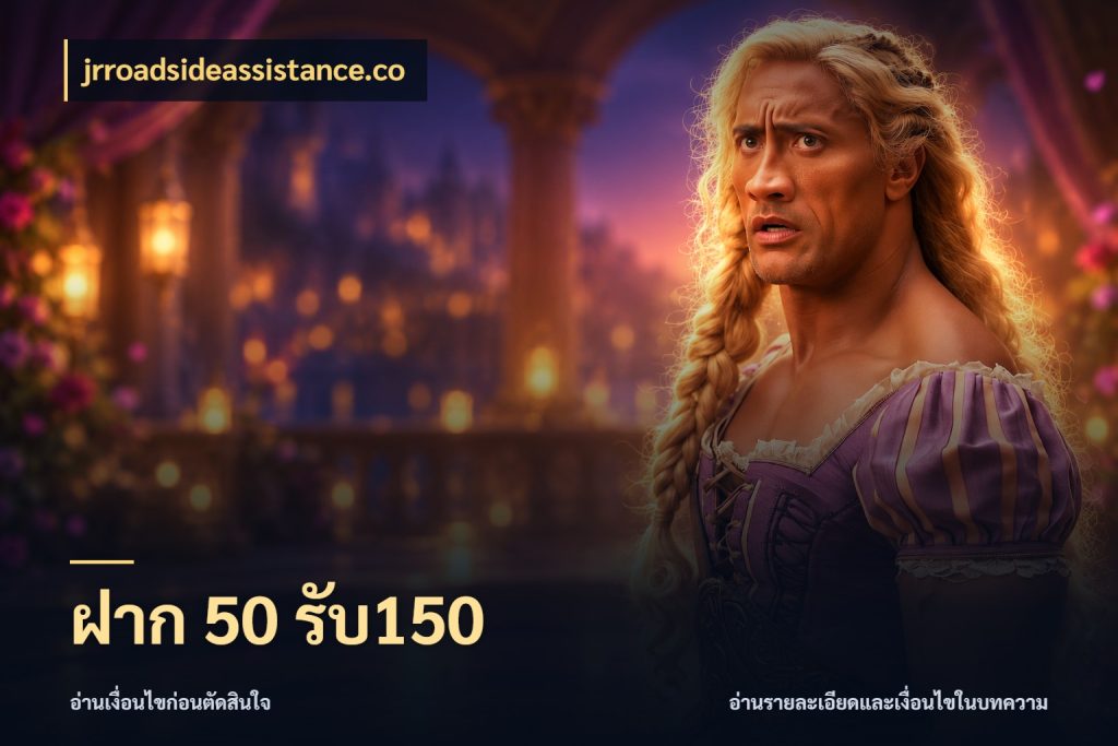 ฝาก 50 รับ150 เครดิตกับรูปแบบโปรที่ตรงใจ สไตล์ jrroadsideassistance.co