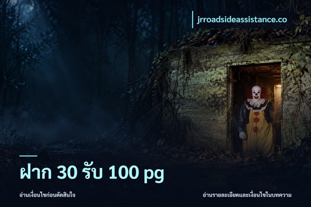 ฝาก 30 รับ 100 pg