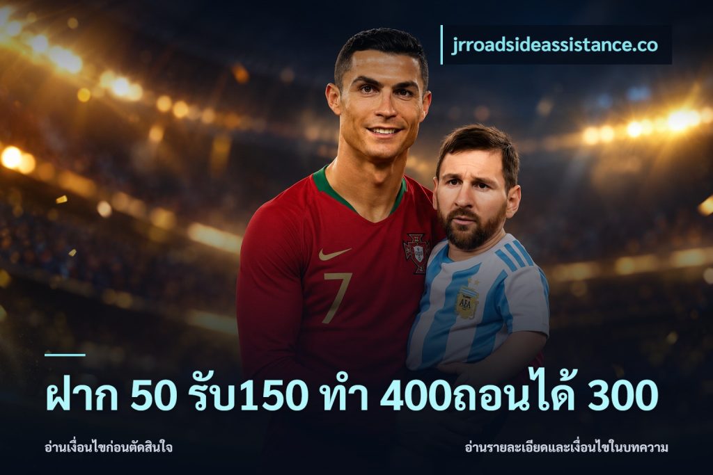 ฝาก 50 รับ150 ทํา 400ถอนได้ 300
